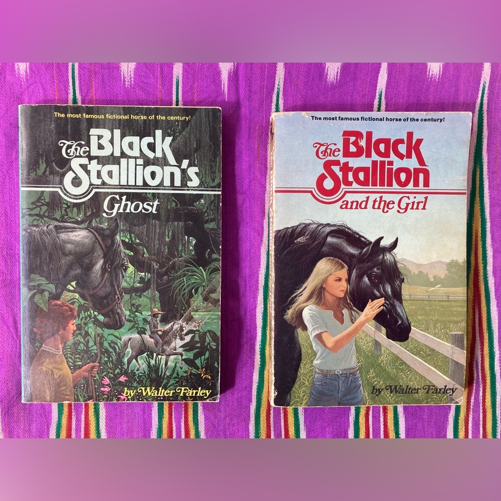 The Black Stallion Series Novels - 2 Paperback Novels